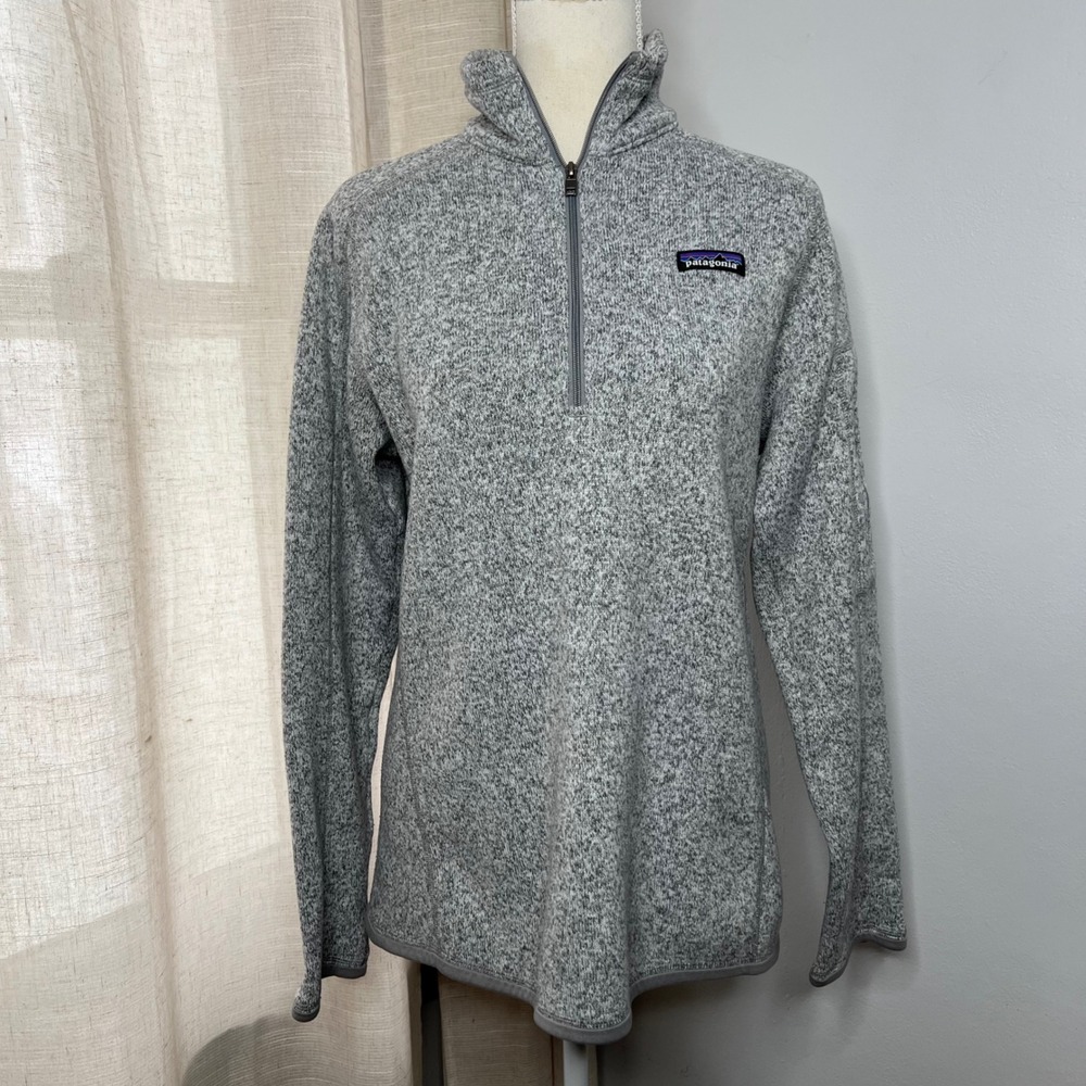 Patagonia Women's Heathered Gray Turtleneck Sweater